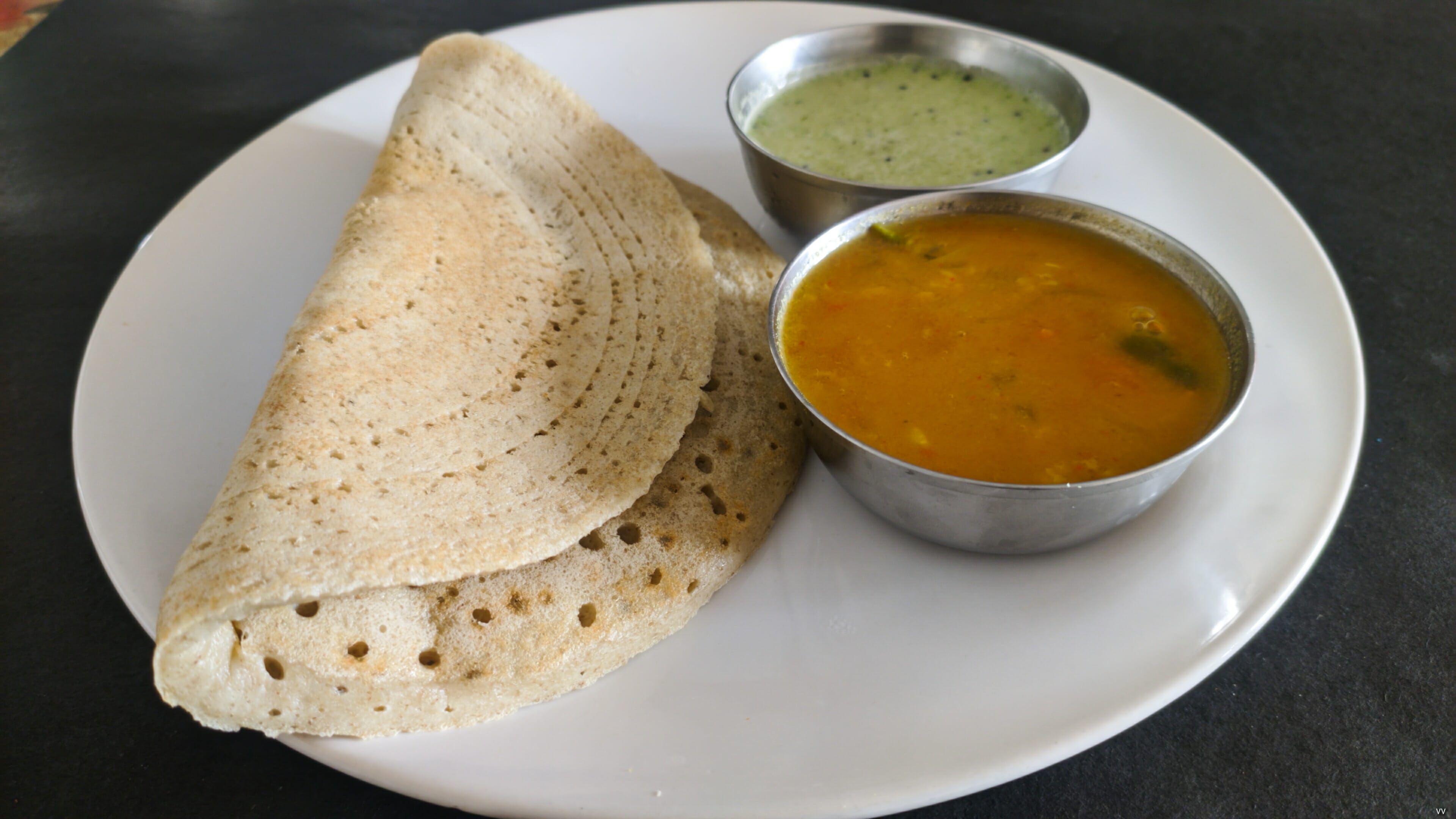 Kal Dosa / Sambar & Chutney